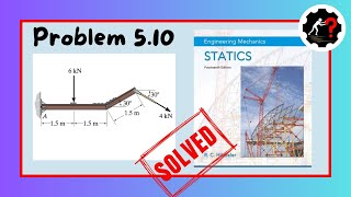 Problem 510  Engineering Mechanics Statics [upl. by Yeorgi]