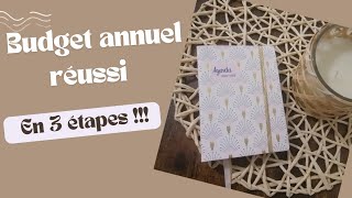 Comment faire une budget familial annuel réussi en 3 étapes faciles [upl. by Ramoj875]