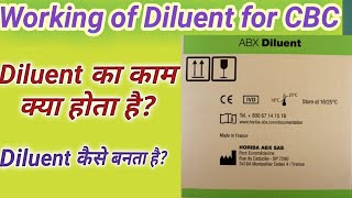 What is diluent in cell counter  How to work diluent  cell counter machine [upl. by Teeniv]