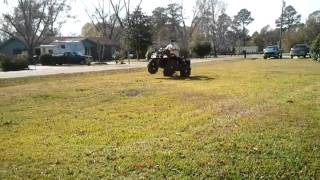 CanAm XMR with AIRDAM CVTech and 31s WHEELIE [upl. by Ogden]