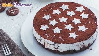 TORTA PAN DI STELLE  Ricetta in 1 minuto [upl. by Tamara988]