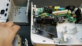 Mitsubishi EX240 DLP Projector Repair Part 2 [upl. by Ecidnac]