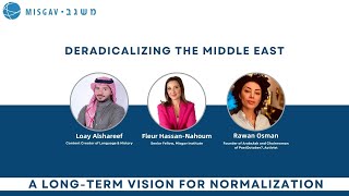 Misgavs Webinar on Deradicalisation With Fleur HassanNahoum Loay Alshareef and Rawan Osman [upl. by Errehs]