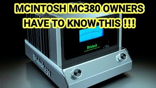 MC830 Mcintosh monoblock amplifier 300 Watt owner must know it [upl. by Klina]