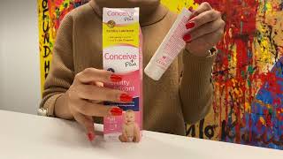 Conceive Plus Fertility Lubricant 75ml25 oz Tube [upl. by Ahseina192]