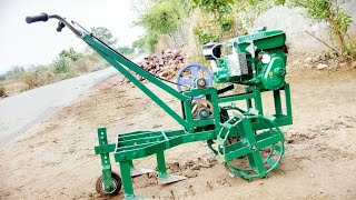 Inter cultivation power TrillerPower weeder 9963324364Agriculture machineNano tractor [upl. by Darton]