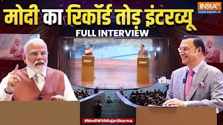 PM Modi With Rajat Sharma पीएम मोदी का रिकॉर्ड तोड़ इंटरव्यू  Bharat Mandapam  Salaam India [upl. by Nellie154]