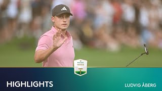 Ludvig Åberg Round 3 Highlights  2023 BMW PGA Championship [upl. by Morly855]