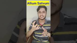 Allium Sativum Homeopathic Medicine shorts youtubeshorts [upl. by Cad137]