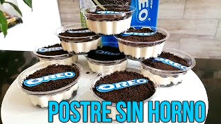 POSTRE de OREO en vasitos FÁCIL Y RÁPIDO SIN HORNO para Vender [upl. by Meeharb]