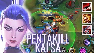 WILD RIFT  PRO KAISA PENTAKILL GAMEPLAY THIS IS HOW YOU PLAY KAISA [upl. by De]