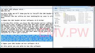 EMV86 how to Read Emv software v8 6 Emv Reader Writer card How to install or read 101 201 dumps EMV [upl. by Ihpen]