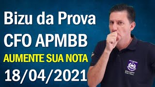 BIZU DA PROVA CFO APMBB PMESP APMBB CFO CursosCPP [upl. by Ziguard]