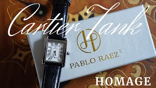 PABLO RAEZ CARTIER TANK HOMAGE THE CHEAPEST OF THE GOOD ONES [upl. by Noni96]