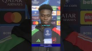 Bukayo Saka is asked by Henry on home vs away form in Europe for Arsenal 👀 [upl. by Peih]