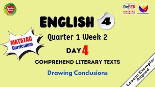 ENGLISH 4 QUARTER 1 WEEK 2 DAY 4  DRAWING CONCLUSIONS  MATATAG CURRICULUM [upl. by Ingham]