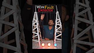 Wire Fault Detector Electrical Project shorts science technology trending experiment [upl. by Ahsitel]