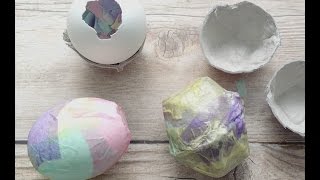 Easter Eggshells filled with Confetti amp Glitter Cascarones [upl. by Thissa]