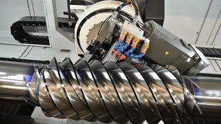 Fast Extreme High Precision Automatic Thread Rolling Cutting Machine Metal Milling Machine At Work [upl. by Christiansen]