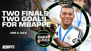 ‘Two finals TWO GOALS for Kylian Mbappe’ 👀 Juls defends his man after Real Madrid win  ESPN FC [upl. by Ifok]