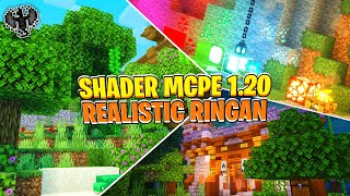 MANTAPZ  TOP BEST SHADERS MCPE 120 REALISTIC TERBAIK RINGAN NO LAG rtx shaders mcpe [upl. by Akli307]