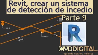 Revit crear un sistema de detección de incendio  Parte 9 [upl. by Nimrak]