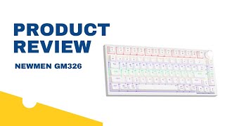 The best budget gaming keyboard Newmen gm326 review [upl. by Dercy]