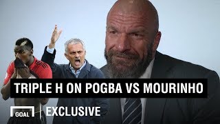 How Triple H would manage the Pogba vs Mourinho row [upl. by Ydnagrub]