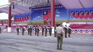 中華民國國歌國旗歌演奏 National anthem 2010 雙十國慶總統府 [upl. by Etta]