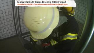 Atemschutzstrecke 2017  Feuerwehr Stadt Düren  Löschzug Mitte Gruppe 1 [upl. by Seligmann]