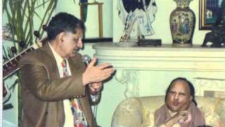 Anand Bakshi Nusrat Fateh Ali Khan SINGING at Home Part 5 Ishq Di Galli amp Maa Tujhe Salaam [upl. by Satsok]