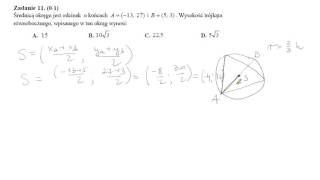 Zadanie11 Próbna matura z matematyki marzec 2017 [upl. by Suravat]