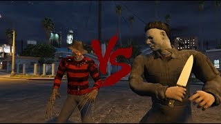 Freddy Krueger VS Michael Myers  Death Battle GTA 5 [upl. by Dasteel788]