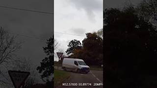 Van Driver Cuts the Corner at a Junction DashCam Driving UKRoads UKDrivers Van Shorts Cars [upl. by Anaibib]