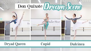 Don Quixote Dream Scene  Dryad Queen Cupid amp Dulcinea Variations  Kathryn Morgan [upl. by Hsepid]