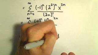 Finding a New Power Series by Manipulating a Known Power Series Ex 2 [upl. by Thia918]