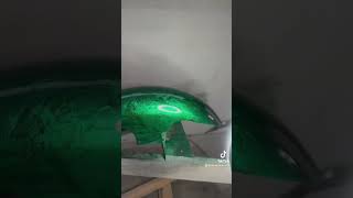 Efecto Marmoleado Con Candy Organic Green subscribe PinturaAutomotriz Love art tutorial fyp [upl. by Inwat]