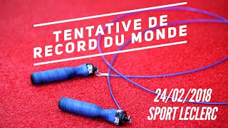 Défi 30 secondes Corde à sauter SportLeclerc27  Le Neubourg [upl. by Auqenaj326]