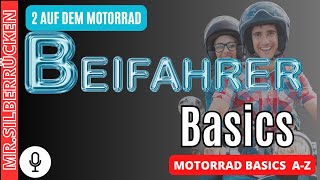 Motorradfahren mit BeifahrerIn  Basics [upl. by Aihsatsan]