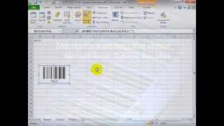 BarCodeWiz ActiveX Control  Create Dynamic Barcodes in Microsoft Office Excel [upl. by Salvucci]