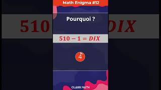 enigme mathématique mathématiques énigmes devinette maths [upl. by Naryb]