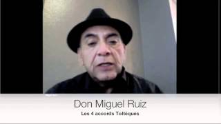 Entrevue avec Don Miguel Ruiz auteur des 4 accords Toltèques [upl. by Inglebert]