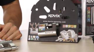 Kovix Motorcycle LockKBL Series official version [upl. by Ahsinam]