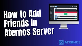 How to Add Friends in Aternos Server [upl. by Odnamra]