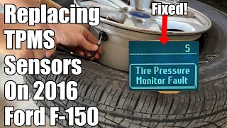 How to Replace TPMS Sensors 2016 Ford F150 [upl. by Reiche999]