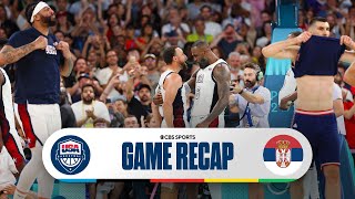 USA vs SERBIA FULL GAME Highlights  Aug 8 2024  Olympic Men’s Basketball Semifinals  NBA 2K24 [upl. by Rainie]