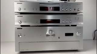 Onkyo A9070 Amplifier  DX7355 CD Player  T4355 Tuner [upl. by Anikram164]