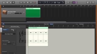 Entering Notation in Garageband [upl. by Frederica]