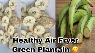 Healthy Air Fryer Green Plantain😋🤤 [upl. by Dawson]