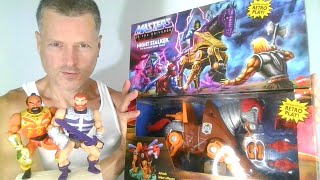 MOTU Monday Masters of the Universe Origins Night Stalker vs Stridor Unboxing Review Comparison [upl. by Nuri]